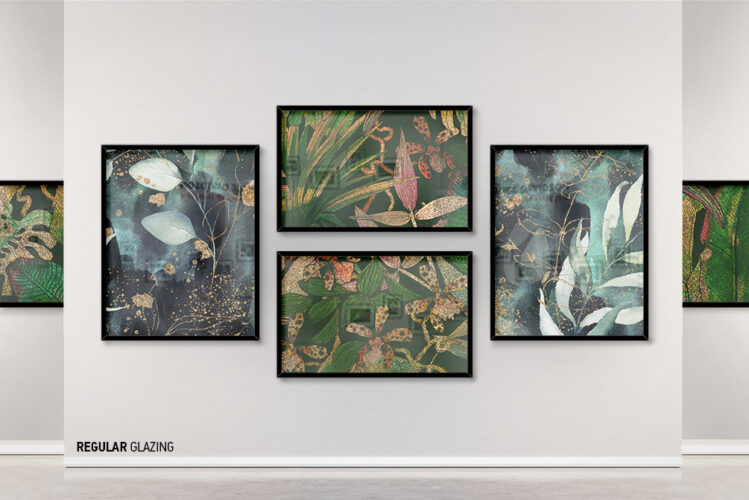 Antireflective glass museum quality glass for framing